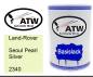 Preview: Land-Rover, Seoul Pearl Silver, 2340: 500ml Lackdose, von ATW Autoteile West.